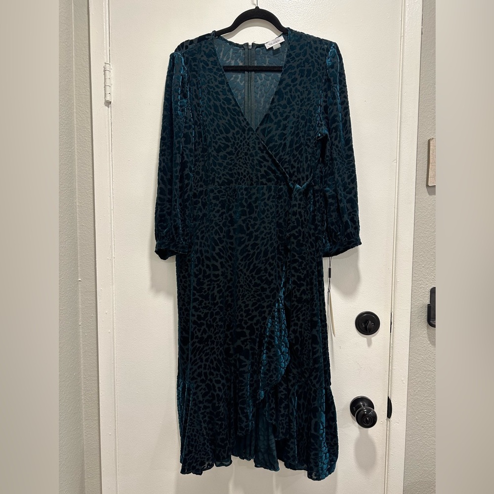 NTW Calvin Klein Green Dress
